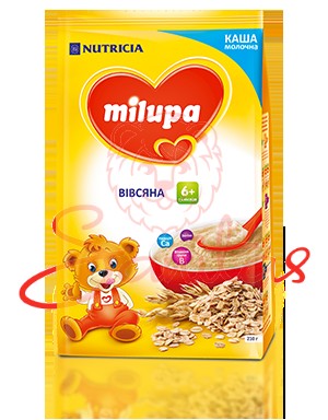 Каша Мілупа вівсяна від 6 міс. 210г                                              