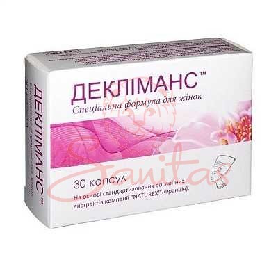 Декліманс капс. 400мг №30                                                       