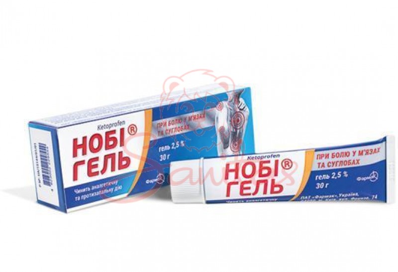 Нобі гель гель 2.5 % 30г                                                        