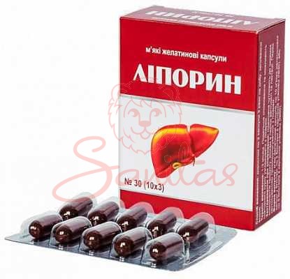 Ліпорин желатинові капс. №30 (10х3)                                             