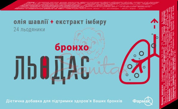 Льодас Бронхо льодяники №24                                                     