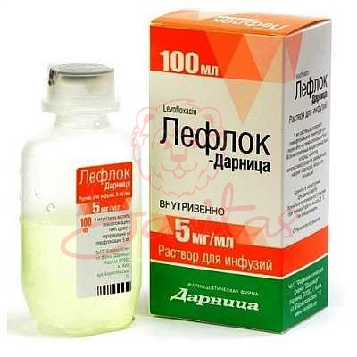 Лефлок-Дарниця р-н д/інф. 5мг/мл 100мл                                          