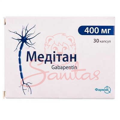 Медітан капс. 400мг №30 (10х3)                                                  