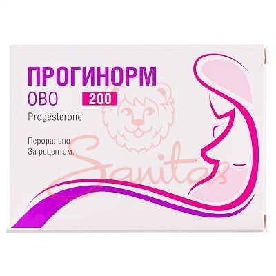 Прогинорм Ово капс. 200мг №30                                                   