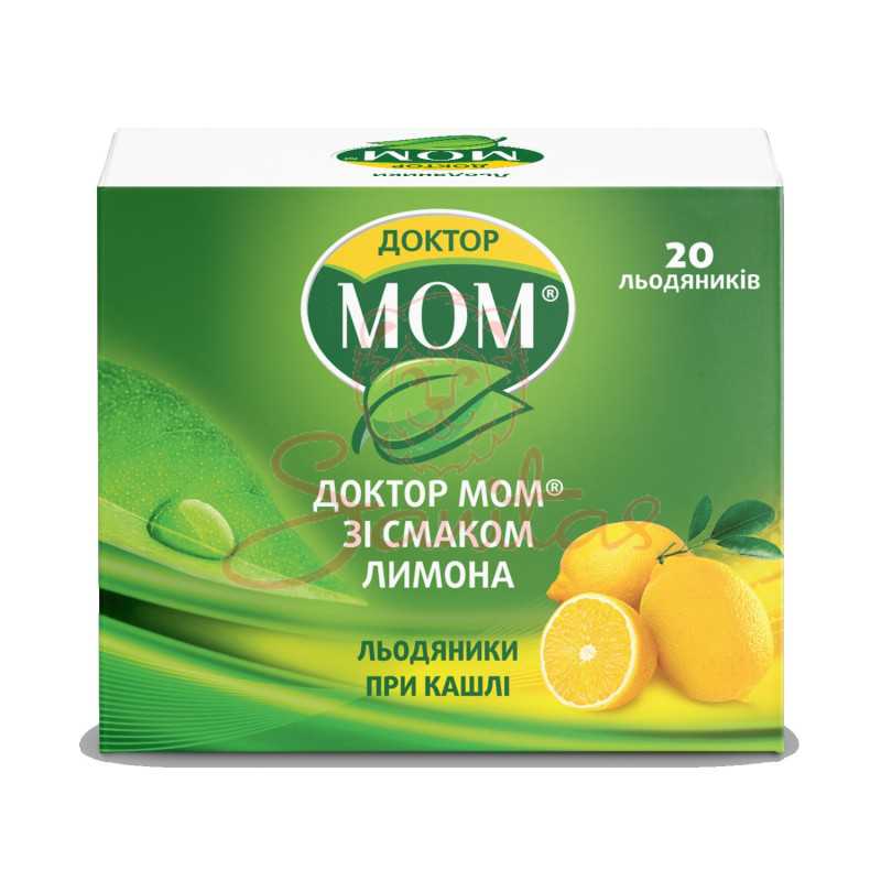 Доктор мом льодяники зі смаком лимона №20 (4х5)                                 