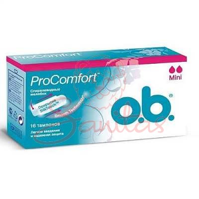 Тампони О.Б. (O.B. Pro Comfort Mini) №16                                        