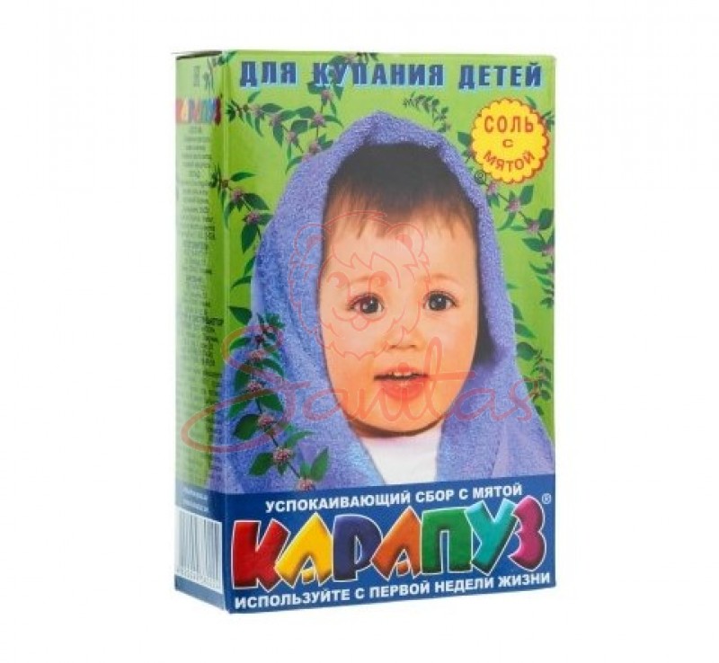 Сіль для ванни Карапуз м’ята 500г                                               