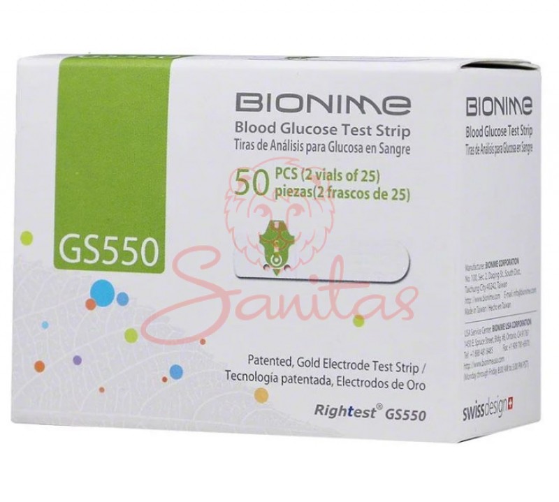 Тест-смужки Райтест (Rightest) GS550 №50                                        