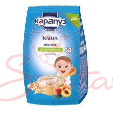 Каша Карапуз безмол. вівсяна з персиком 250г (пакет)                            