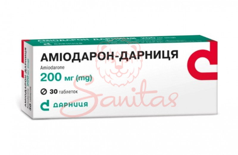 Аміодарон-Дарница таб.200мг №30 (10х3)                                          