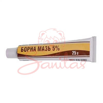 Борна мазь 5% туба 25г                                                          