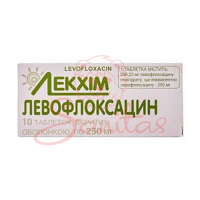 Левофлоксацин таб. 250мг №10                                                    
