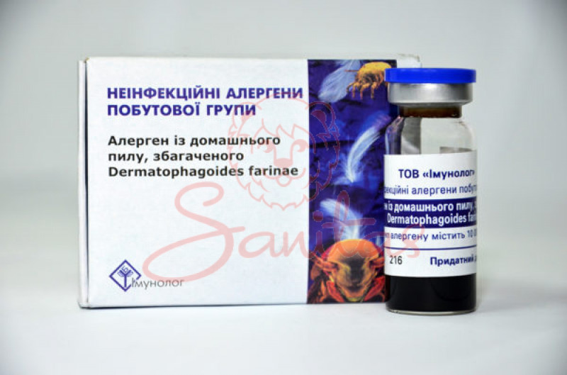 Алерген з побут.пилу збагач. Dermatophagoides farinae фл.-крап.5мл №1           
