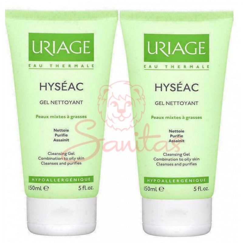 Урьяж (Uriage Hyseak) Ісеак очищуючий гель 150млх2                              