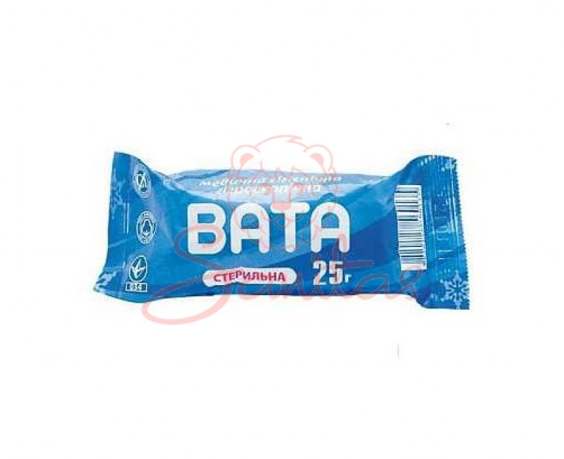 Вата Dr.White мед. гігр. стер. рулон 25г                                                 
