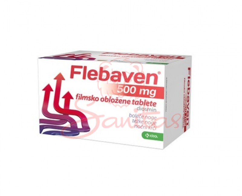 Флебавен 500 таб. 500мг №60 (15х4)                                              