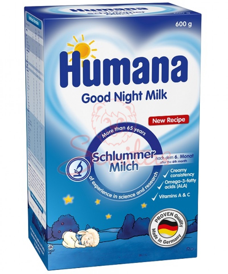Хумана суміш молочна суха Солодкі сни з Омега-3, Омега-6 жирними кіслотами 600г 