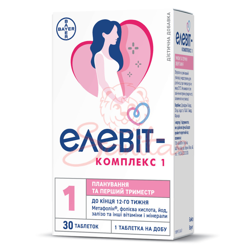 Елевіт-комплекс 1 таб. №30                                                      