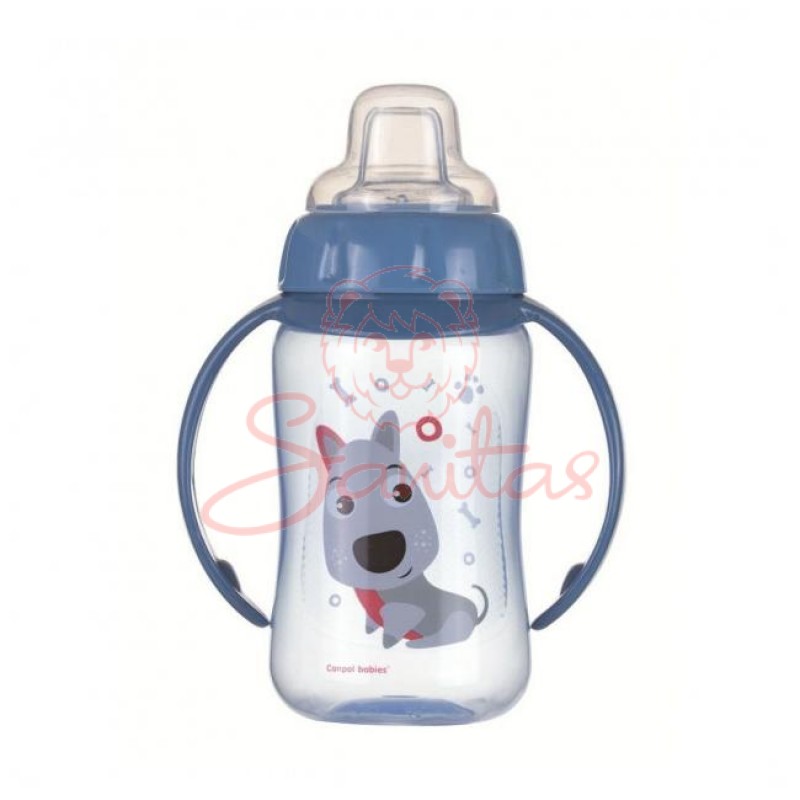 Кружка тренувальна з силіконовим носиком Cute Animals песик 56/512_blu          