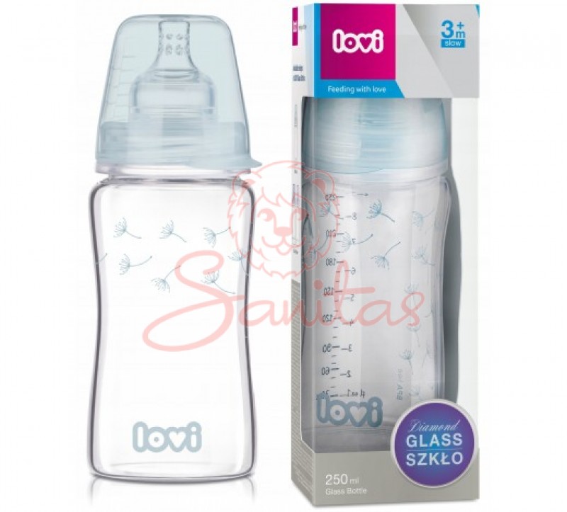 Пляшка LOVI скляна Diamond Glass 250мл Botanic 74/205                           