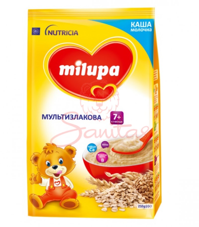 Каша Мілупа мультизлакова від 7міс. 210г                                        