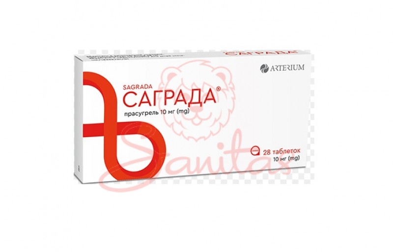 Саграда таб. 10мг №28 (14х2) спец.                                              