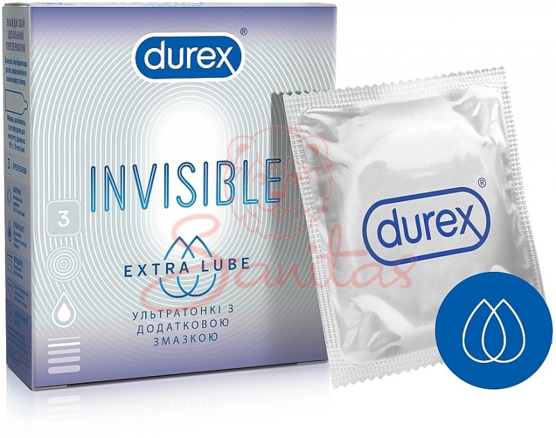 През. Дюрекс №3 Invisible Extra Lube                                            