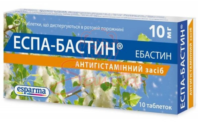 Еспа-Бастин таб., що диспрег. в ротовій порожнині 10мг №10                      