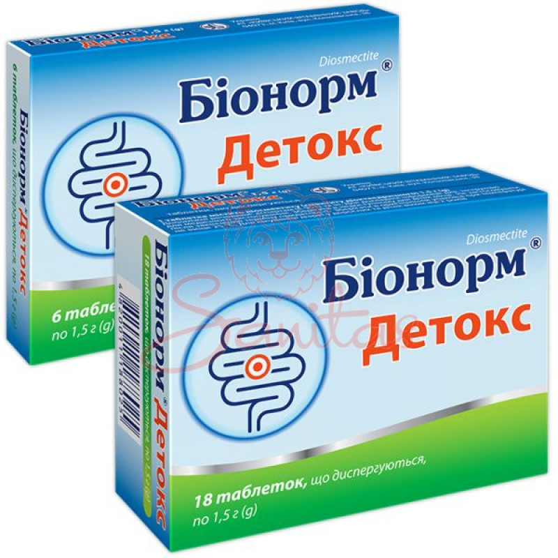 Біонорм Детокс таб. дисперг. 1.5г №6 (6х1)