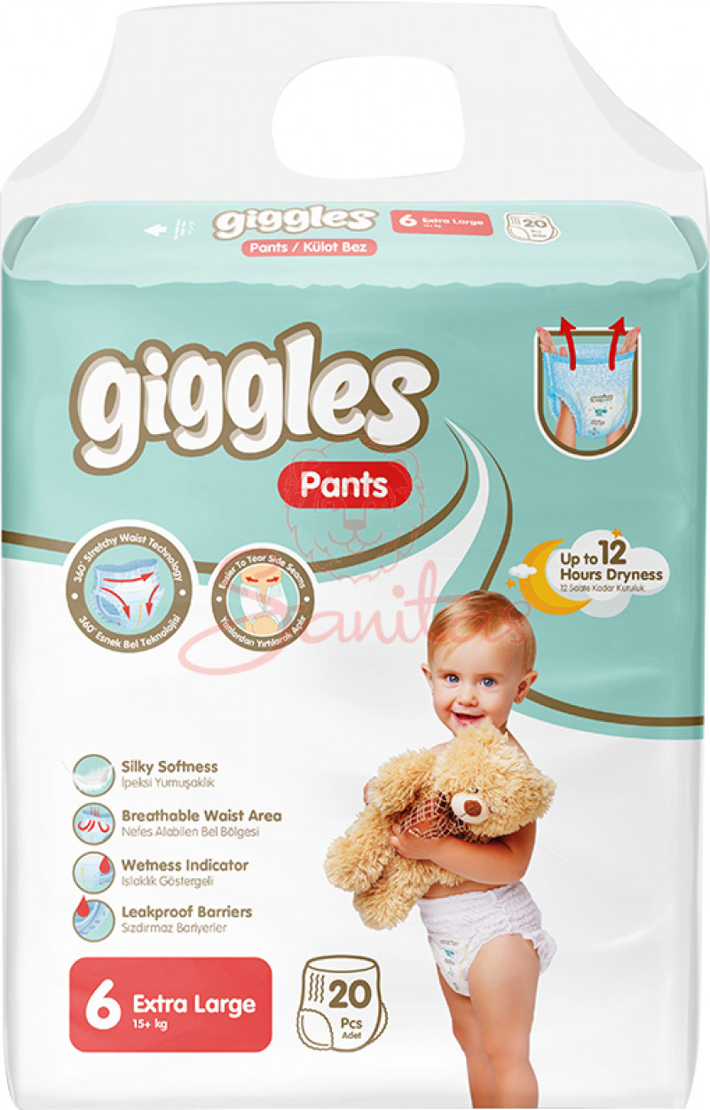 Трусики Giggles XL 6 15+кг №20