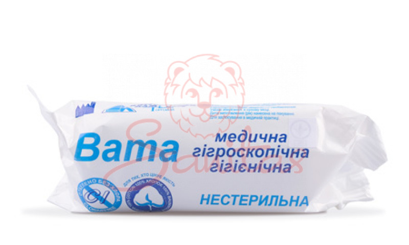 Вата мед. н/с рулон 50г