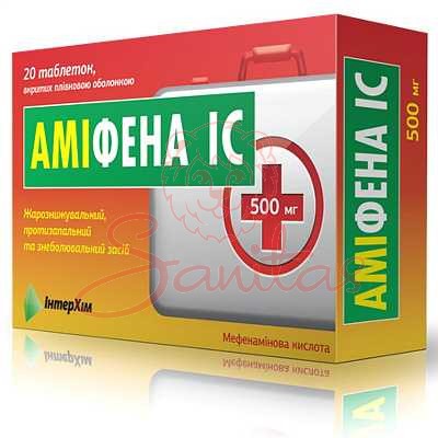 Аміфена IC таб. 500мг №20                                                       