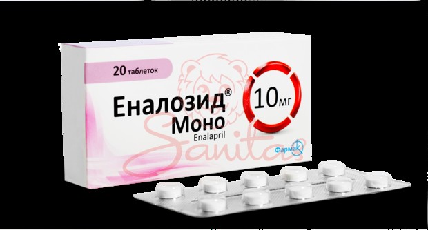 Еналозид Моно таб. 10мг №20 (10х2)                                              