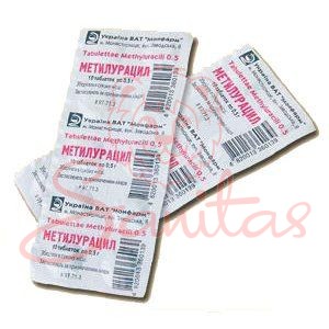 Метилурацил таб. 0.5г №10                                                       