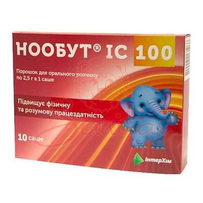 Нообут ІС 100 порошок д/орального р-ну 100мг/дозу 2.5г у саше №10               