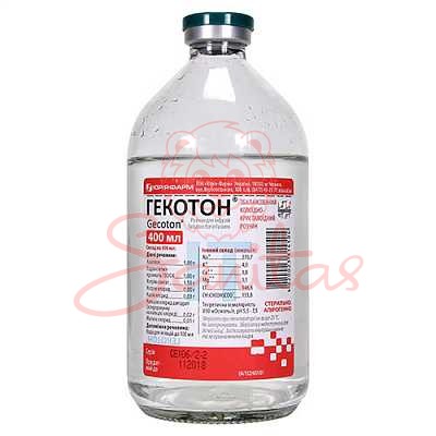 Гекотон р-н д/інф. 400мл                                                        