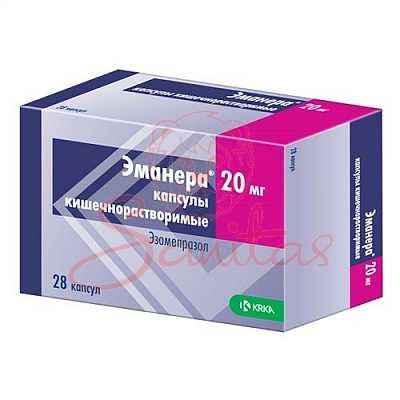 Еманера капс. 20мг №28 (7х4)                                                    